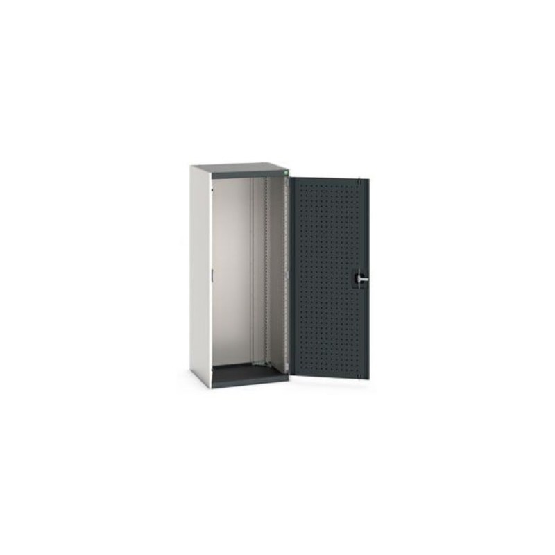 Châssis d'armoire avec porte perforée hauteur 2000 mm porte anthracite