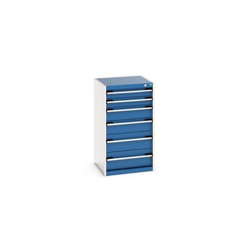 Armoire CUBIO avec 6 tiroirs hauteur 1000 mm