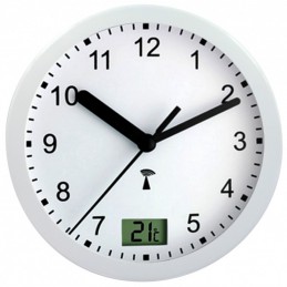Horloge étanche diamètre 170 mm avec thermomètre intégré