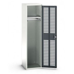 Armoire 525 mm à portes ventilées EPI avec 1 tablette et 1 Tringle