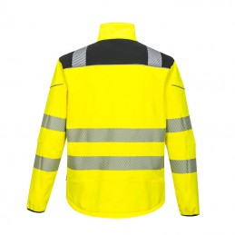 Softshell Haute-Visibilité PW3 Jaune et noir -T402