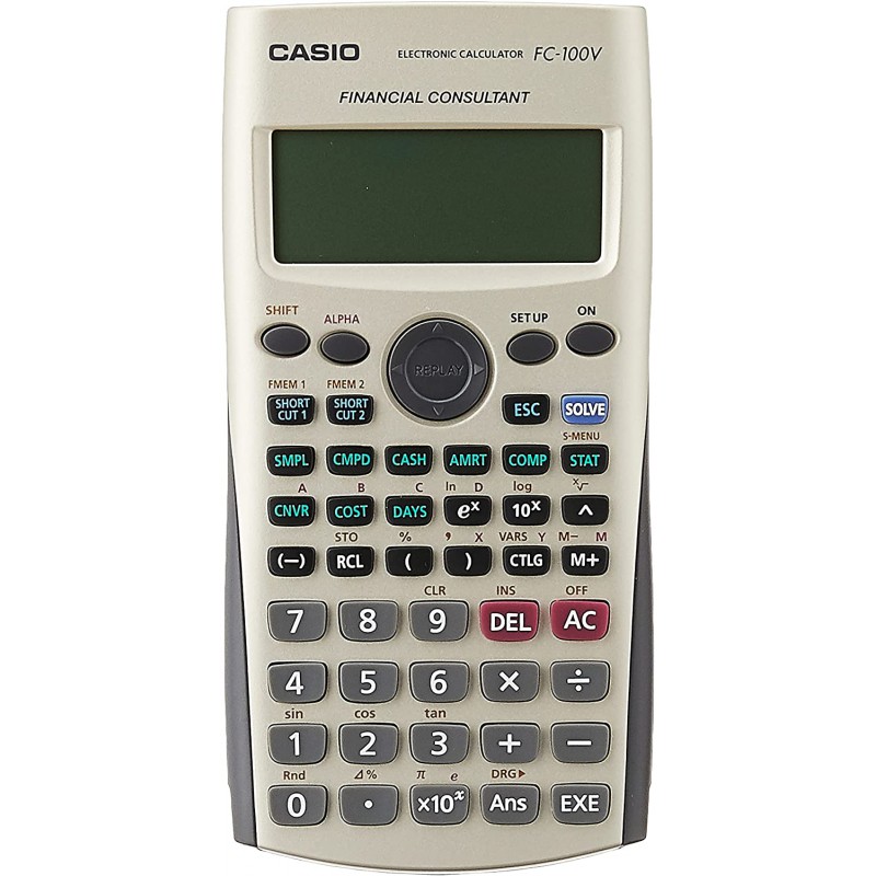 Calculatrice financière Casio FC-100V