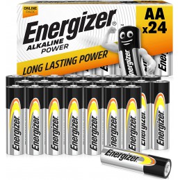 Pile Alkaline Power AA - Lot de 24 - Energizer