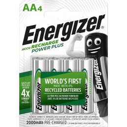 4 Piles rechargeables AA Energizer