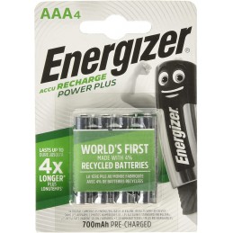 4 Piles rechargeables AAA Energizer