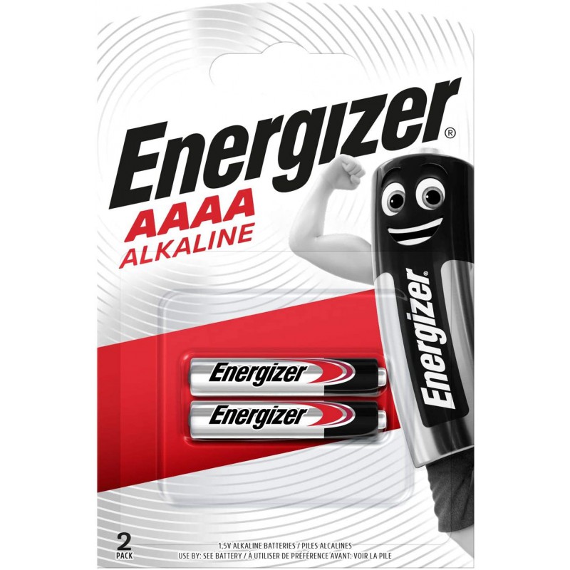 2 piles Energizer AAAA Alcalines 1.5 V