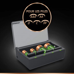 Duracell Chargeur Multi Piles Rechargeables