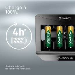 Varta Chargeur Universel pour Batteries Rechargeables AA/AAA/C/D 9 V