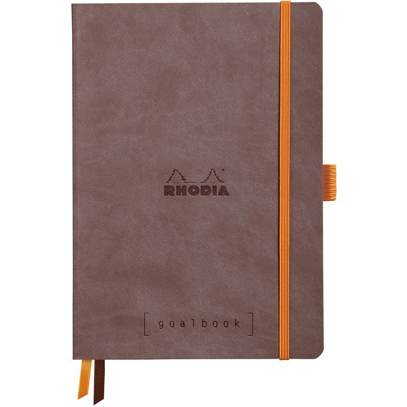Carnet Souple Rhodia 240 pages Goalbook chocolat