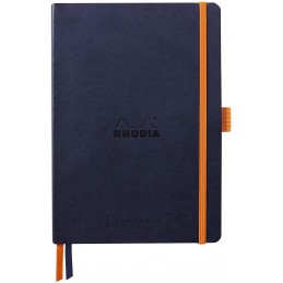 Carnet Souple Rhodia 240 pages Goalbook bleu nuit