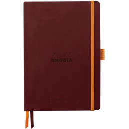Carnet Souple Rhodia 240 pages Goalbook couleur lie de vin