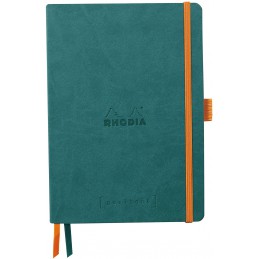 Carnet Souple Rhodia 240 pages Goalbook couleur Paon