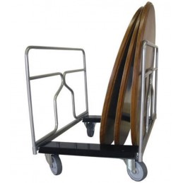 Chariot porte-tables rondes ou rectangulaires charge maxi 300 kg