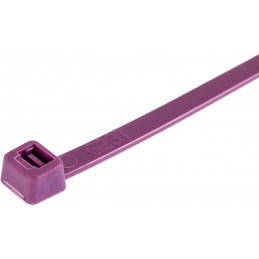 100 Colliers de serrage nylon - 300 x 4.8 mm violet