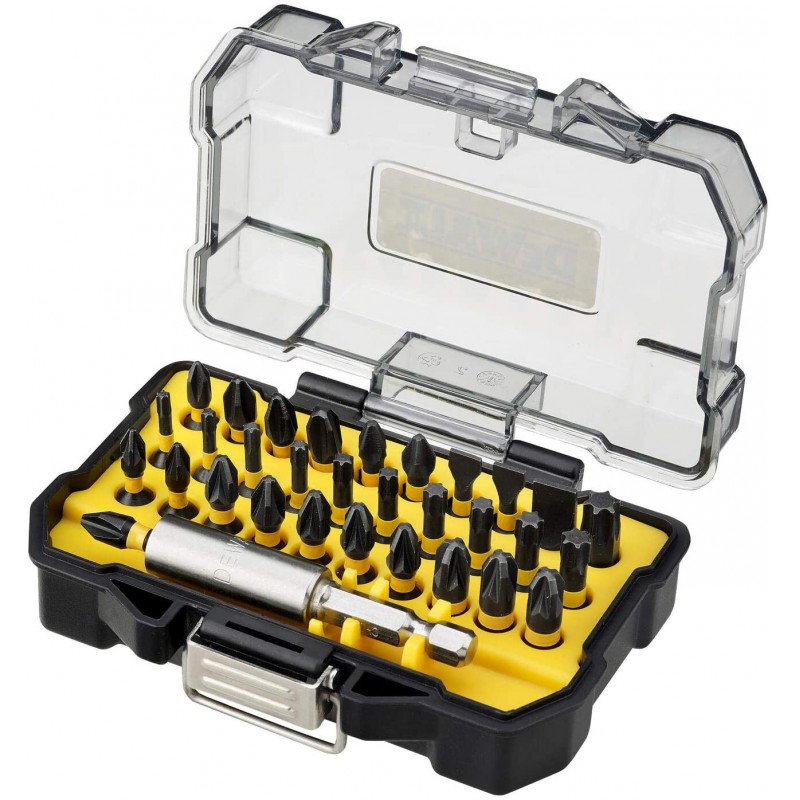 DEWALT Coffret TSTAK avec 100 Accessoires de Perçage et de Vissage