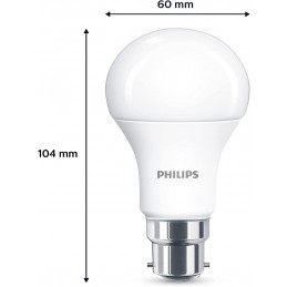 Lot de 6 ampoules LED Standard B22 100W Blanc Chaud - Philips