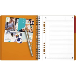 Cahier International Activebook A5+ Ligné 6mm 160 Pages Oxford
