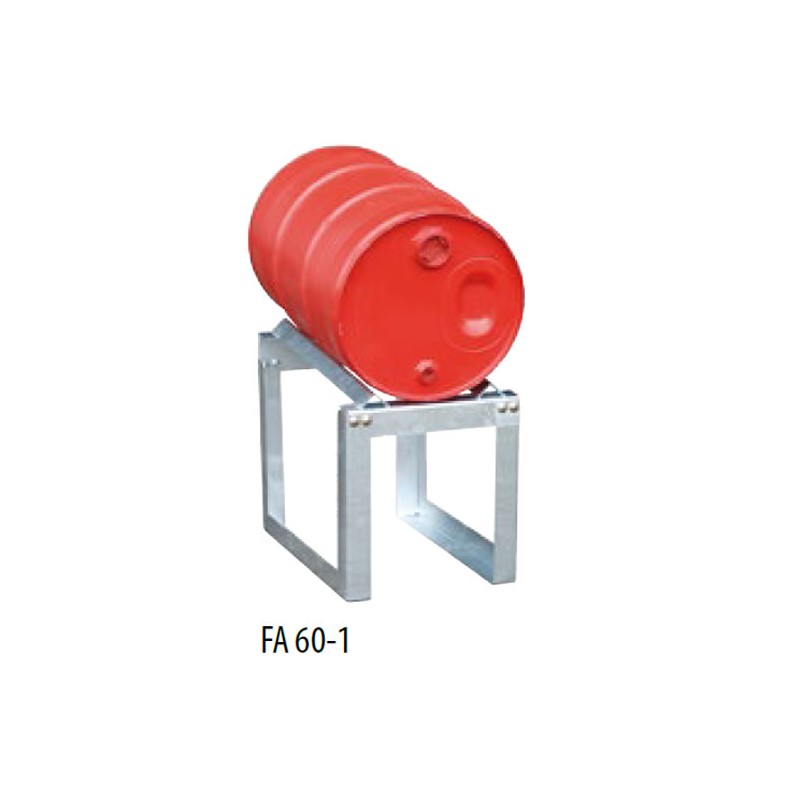 Support pour 1 fût 60 ou 200 litres