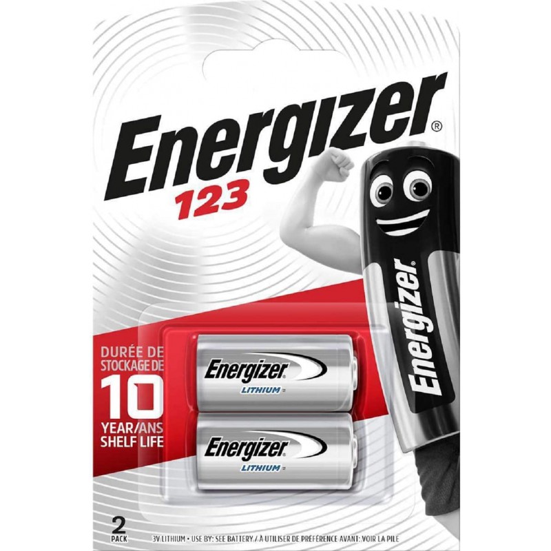 Pile Lithium appareil électroniques - 123 - Energizer