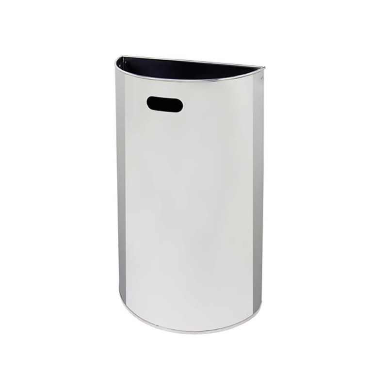 Poubelle murale inox 40 litres