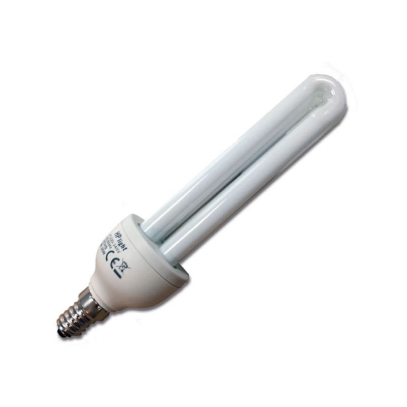 Lampe E14 fluorescente pour désinsectiseur Lampe E14 fluorescente p