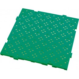 Caillebotis HACCP 500x500 couleur vert