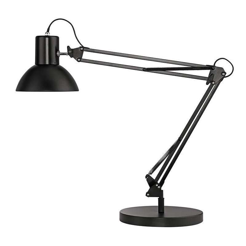 Lampe de bureau LED aluminium noir - UNILUX