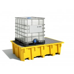 Bac de rayonnage 1050 Litres avec par exemple un container IBC