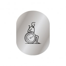 Plaque de signalisation handicapés