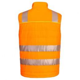 Gilet Softshell haute visibilité DX4 Orange/Noir - DX479
