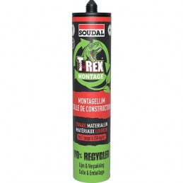 Colle aqueuse T-rex green Montage Matériaux lourds cartouche de 350g