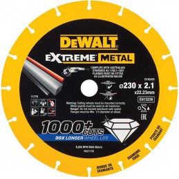 Disque diamant métal Max diamètre 125 mm - Dewalt
