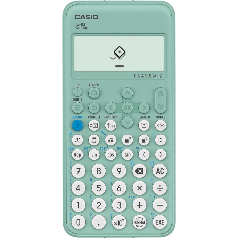 Casio Calculatrice Scolaire FX-92 collège classwiz
