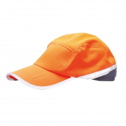 Casquette haute visibilité orange/Marine
