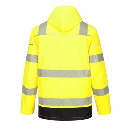 Parka PW3 haute visibilité 5-en-1 Jaune/Noir - PW367