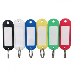 Porte-clés de couleur à étiquettes