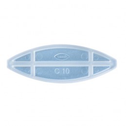 Lamelles transparentes d'assemblage pour panneau fin - rainure de 4 mm