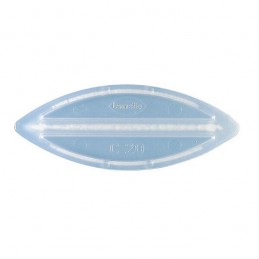 Lamelles transparentes d'assemblage pour panneau fin - rainure de 4 mm