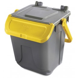 Corbeille avec couvercle basculant couleur 25 litres