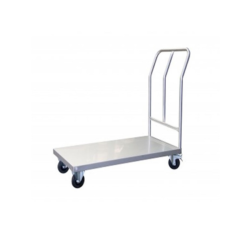 Chariot inox 304 L alimentaire avec 1 plateau