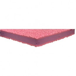 Plaque antivibratoire 500x500 caoutchouc 20 mm violet-rose