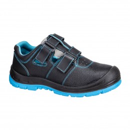 Chaussure composite S1 ESD SR FO Noir/Bleu - FS70