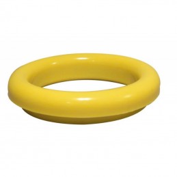 Joint vide-ordure 235 mm couleur en PVC plat jaune.