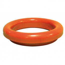 Joint vide-ordure 235 mm couleur en PVC plat orange.