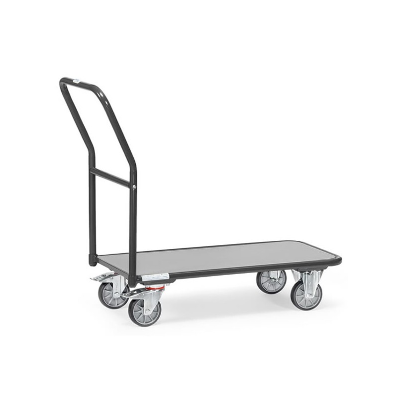 Chariot de magasin 250 kg gris