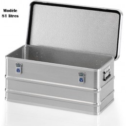 Caisse de stockage en aluminium 81 litres