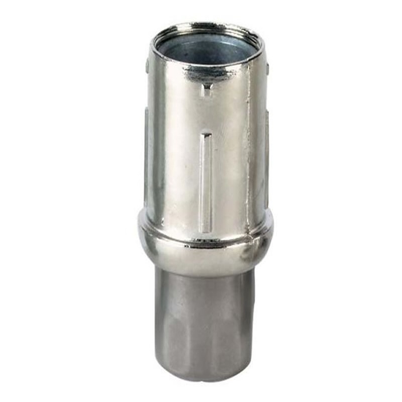 Vérin réglable pour tube rond de 40 mm avec embout inox