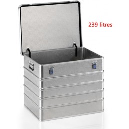 Caisse aluminium pour outils professionnels 239 litres.
