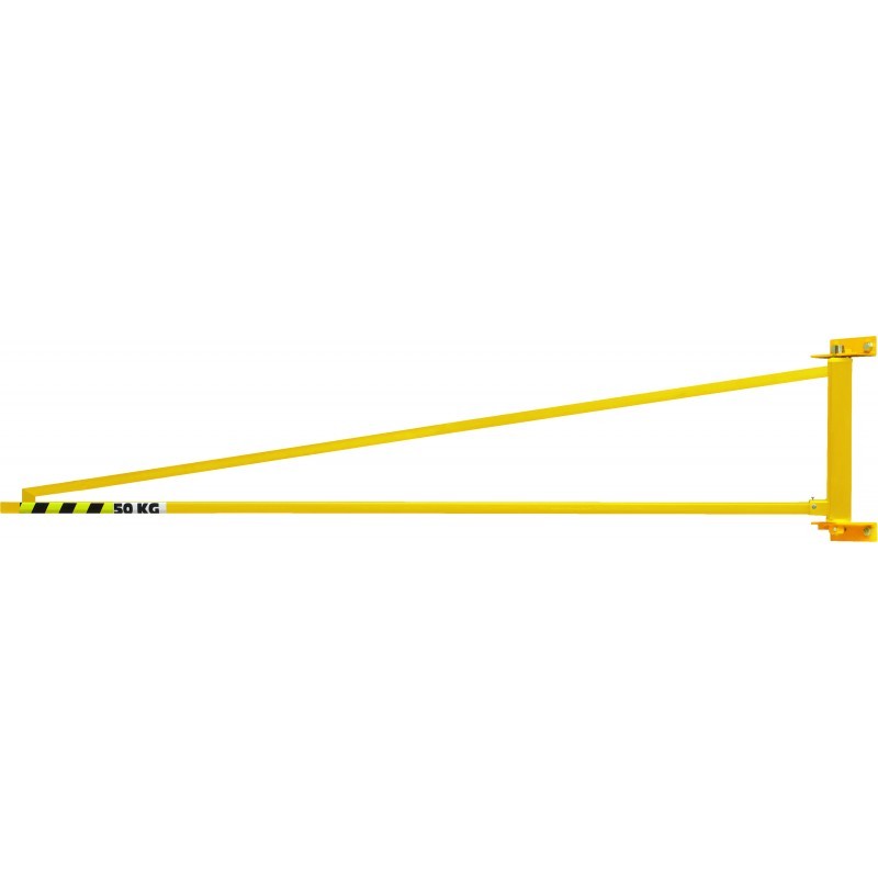 Potence triangulée légère murale porte-outils de 50 à 100 kg