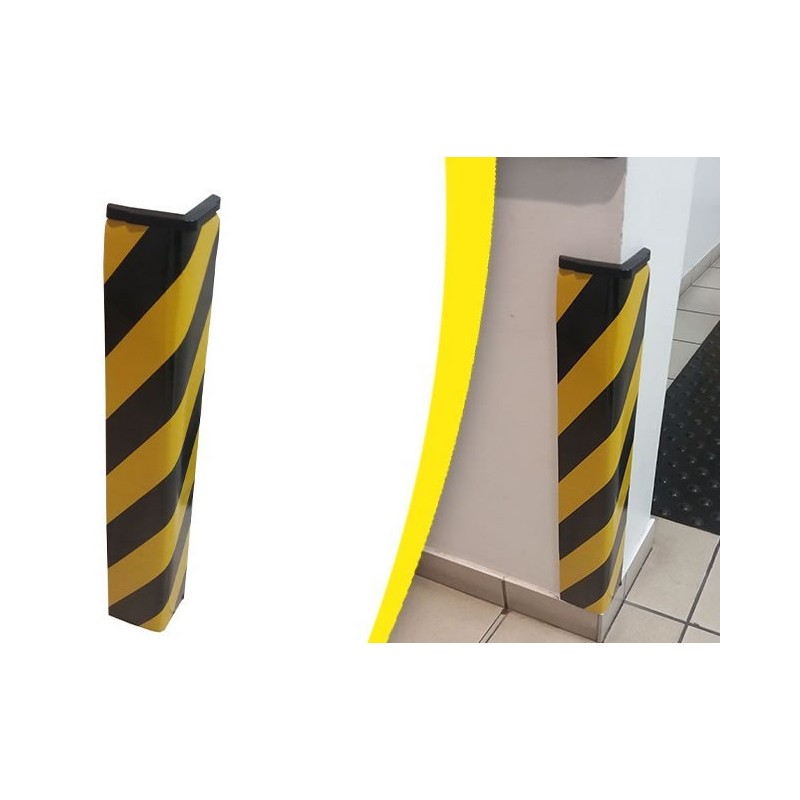 Protection angle mousse horizontale jaune 